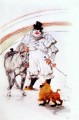 En el circo doma de caballos y monos 1899 Toulouse Lautrec Henri de